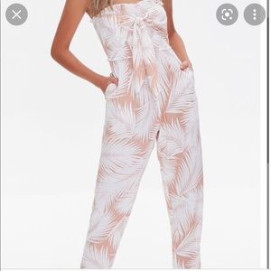NWT Palm leaf jumpsuit